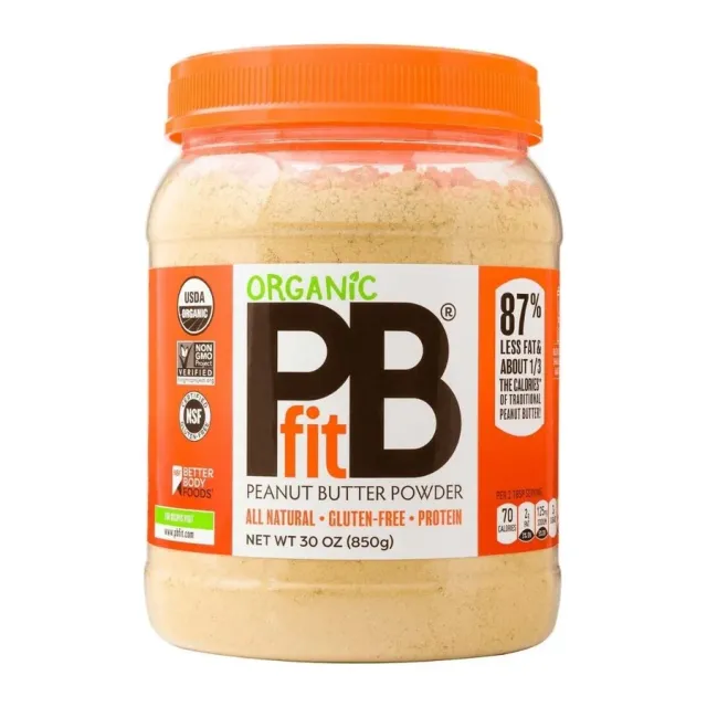 Betterbody Foods Organic PBfit Peanut Butter Powder, front of pack